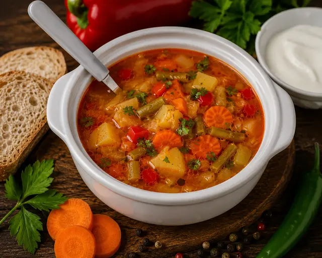 Ciorbă de legume — Famous Gourmet