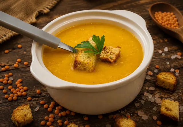 Supă cremă de linte — Famous Gourmet