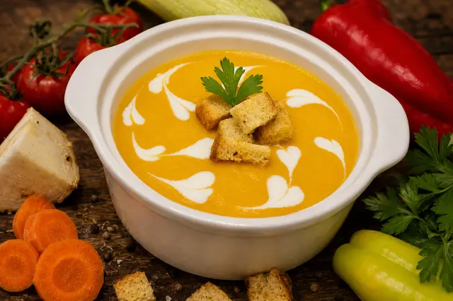 Supă cremă de legume — Famous Gourmet