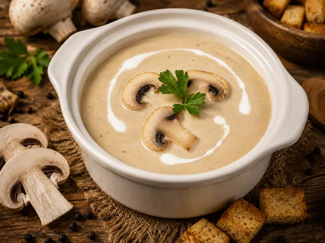 Supă cremă de ciuperci — Famous Gourmet