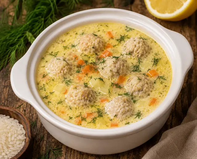 Ciorbă de perișoare à la grec — Famous Gourmet