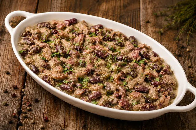 Pipote și inimi în sos de usturoi — Famous Gourmet