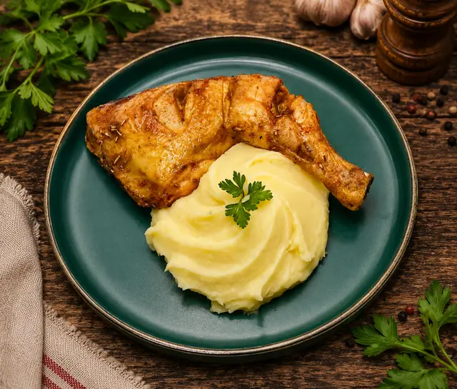 Pulpă de pui la cuptor — Famous Gourmet
